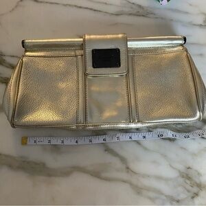 Kenneth Cole gold clutch